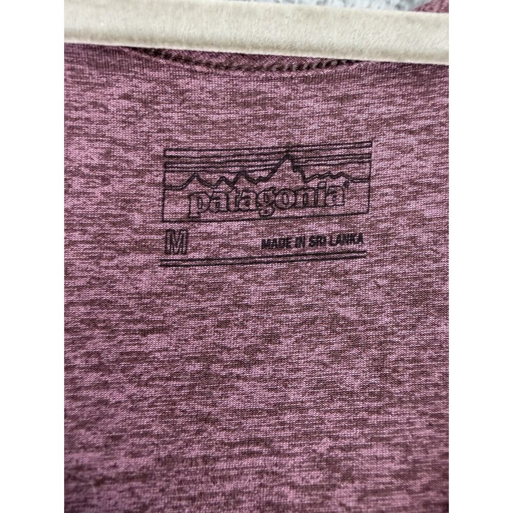 Patagonia Jumpsuit Women's M Burgundy Brown Stretch Hiking Athleisure - Picture 4 of 12